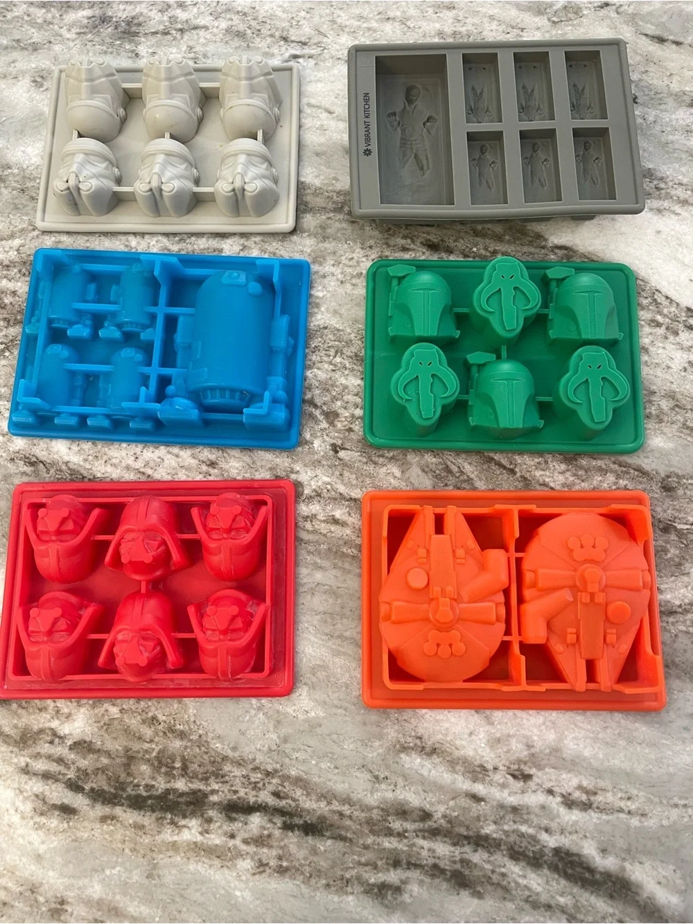Vibrant kitchen- Star Wars silicone molds